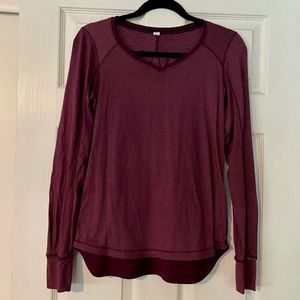Lululemon long sleeve plum color